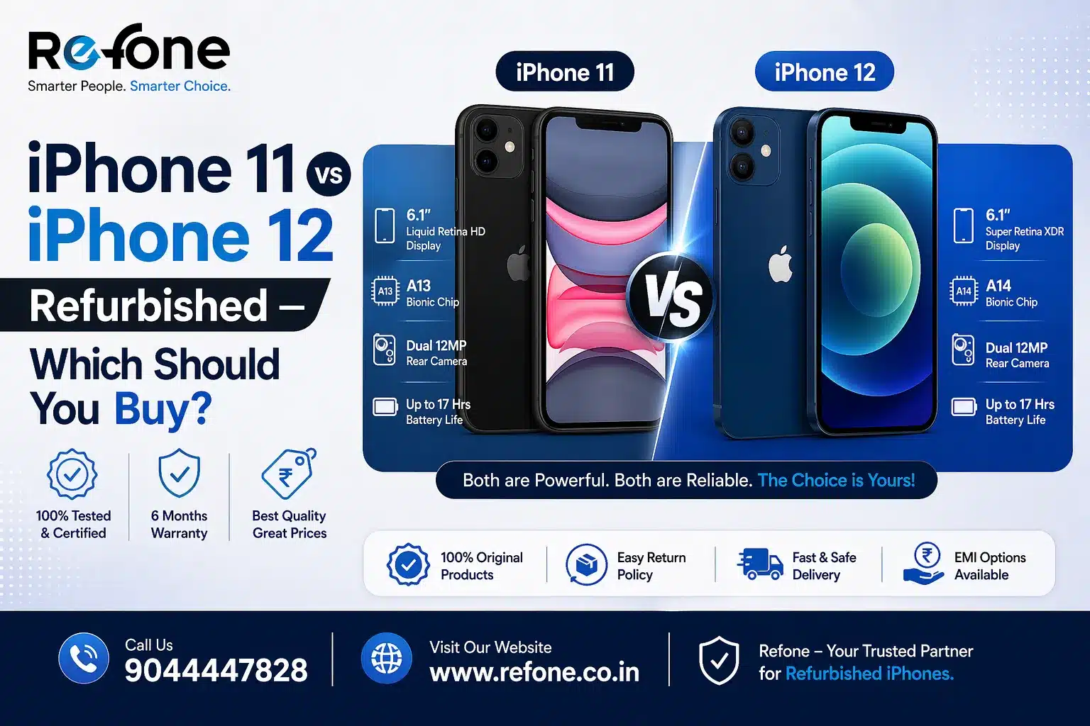 iPhone 11 vs iPhone 12 Refurbished — Which Should You Buy?