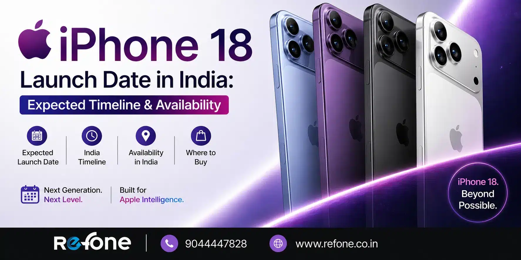 iPhone 18 Launch Date in India: Expected Timeline & Availability