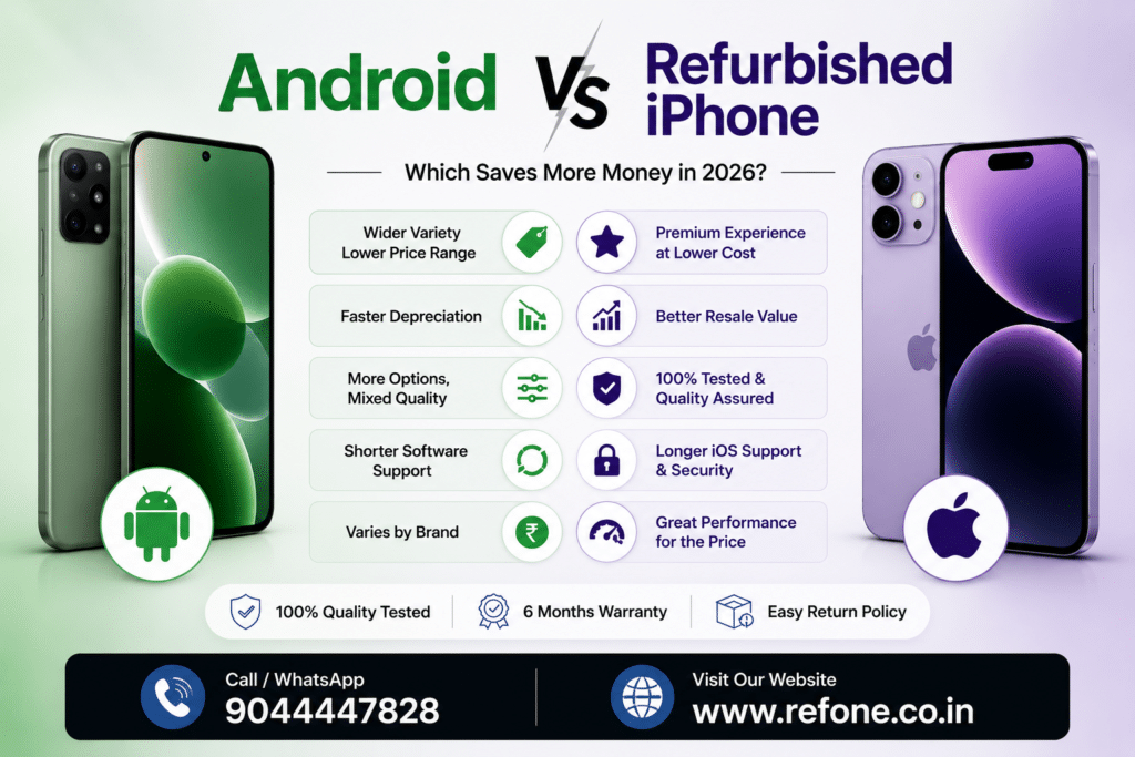Android vs Refurbished iPhone
