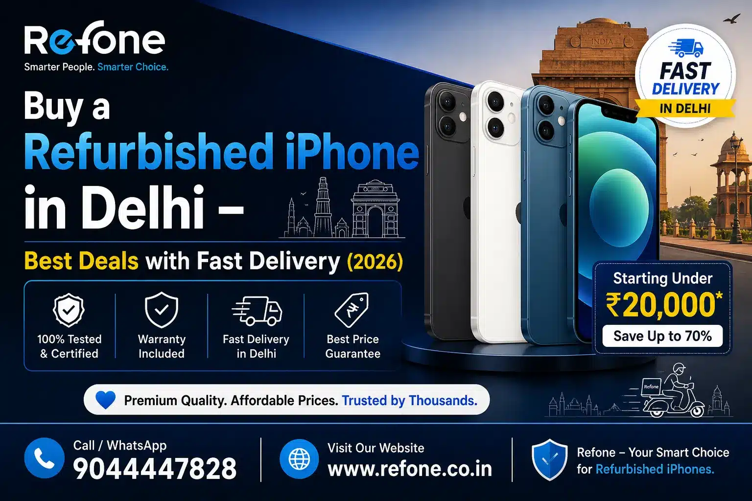 Buy a Refurbished iPhone in Delhi – Best Deals with Fast Delivery (2026)
