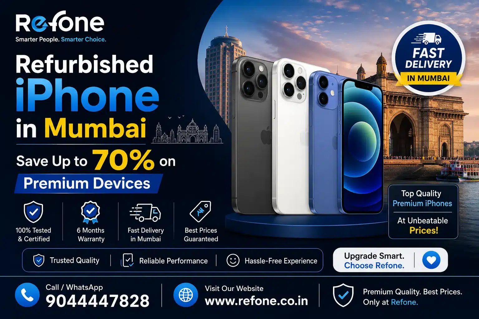 Refurbished iPhone in Mumbai – Save Up to 70% on Premium Devices
