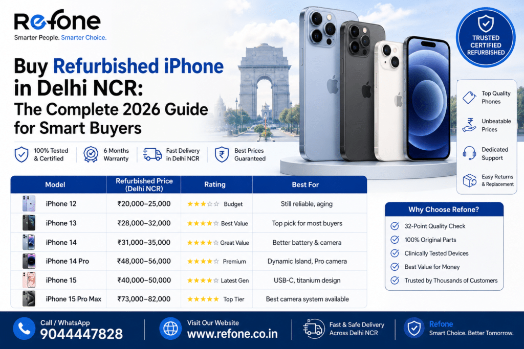 Buy Refurbished iPhone in Delhi NCR