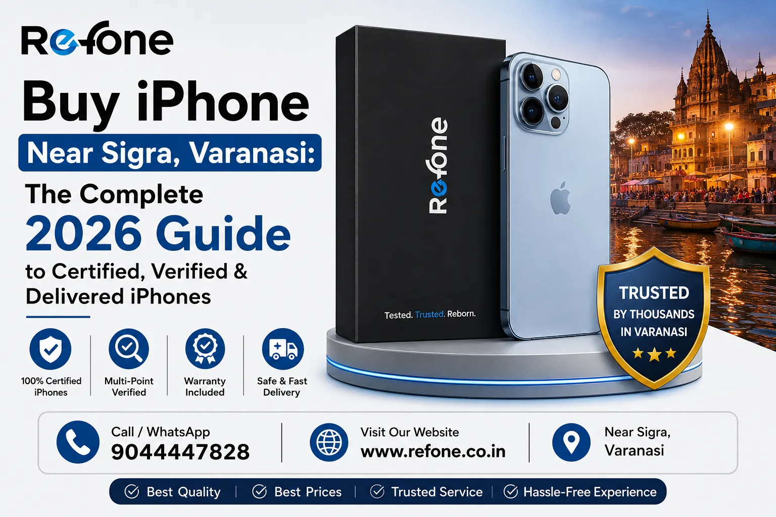 Buy iPhone Near Sigra, Varanasi: The Complete 2026 Guide to Certified, Verified &amp; Delivered iPhones