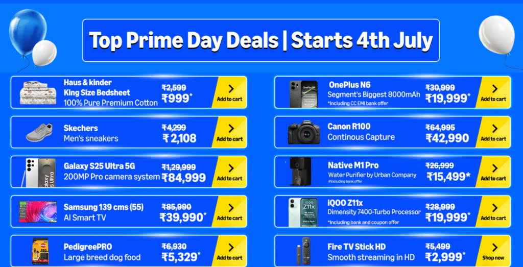 Top Prime Day Deals