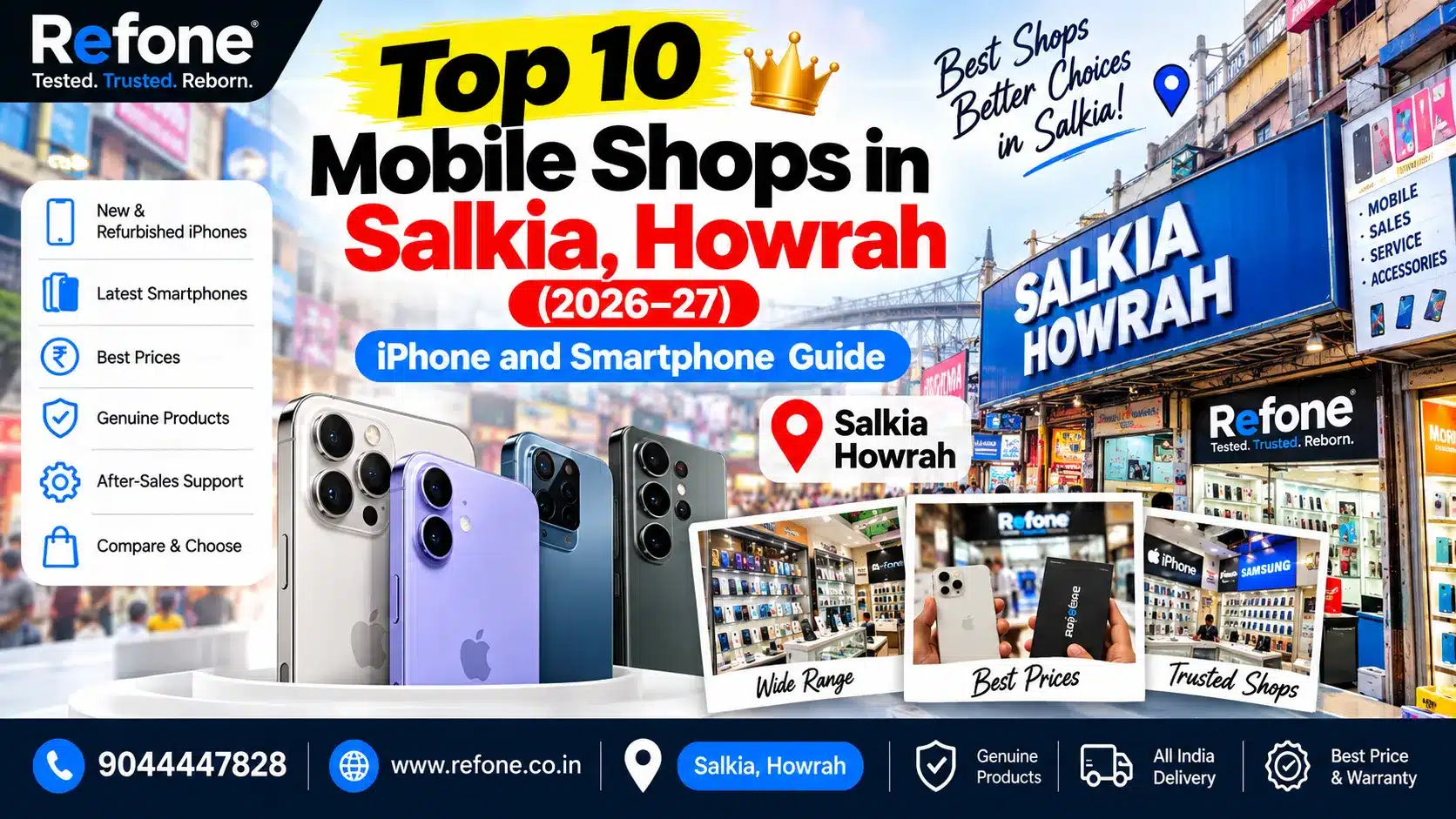 Top 10 Mobile Shops in Salkia, Howrah (2026–27) – iPhone and Smartphone Guide